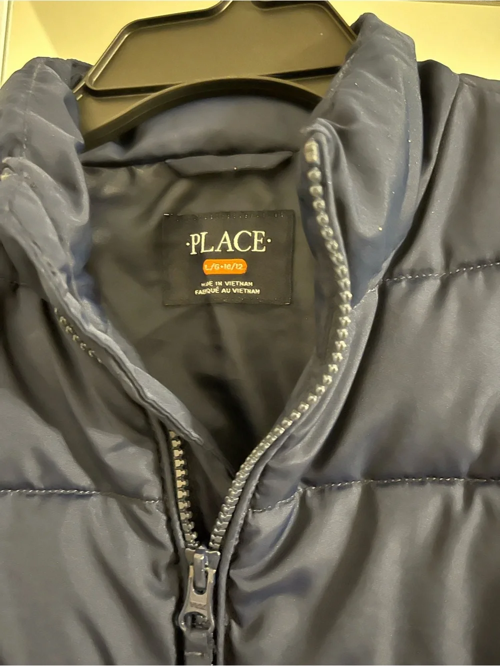 The Children’s Place Boys Puffer Jacket Tidal Blue Size Large 10/12